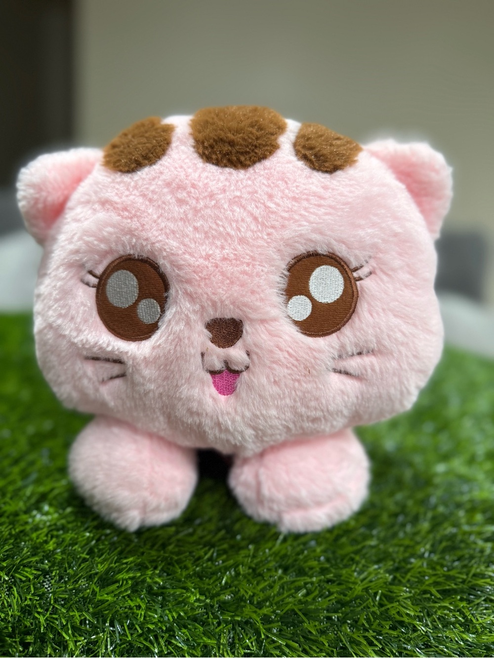 Rainflower Milk Shake Cat Plush Pink Scented Kitten Stuffed Animal Toy 11" Rare
